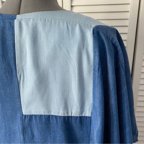 ✨ Philosophy Tencel Patchwork Kimono Top - Picture 4 of 10